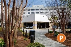 UNC REX Healthcare Patient Tower Entrance