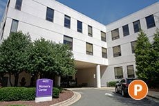 UNC REX Healthcare Women's Center Entrance