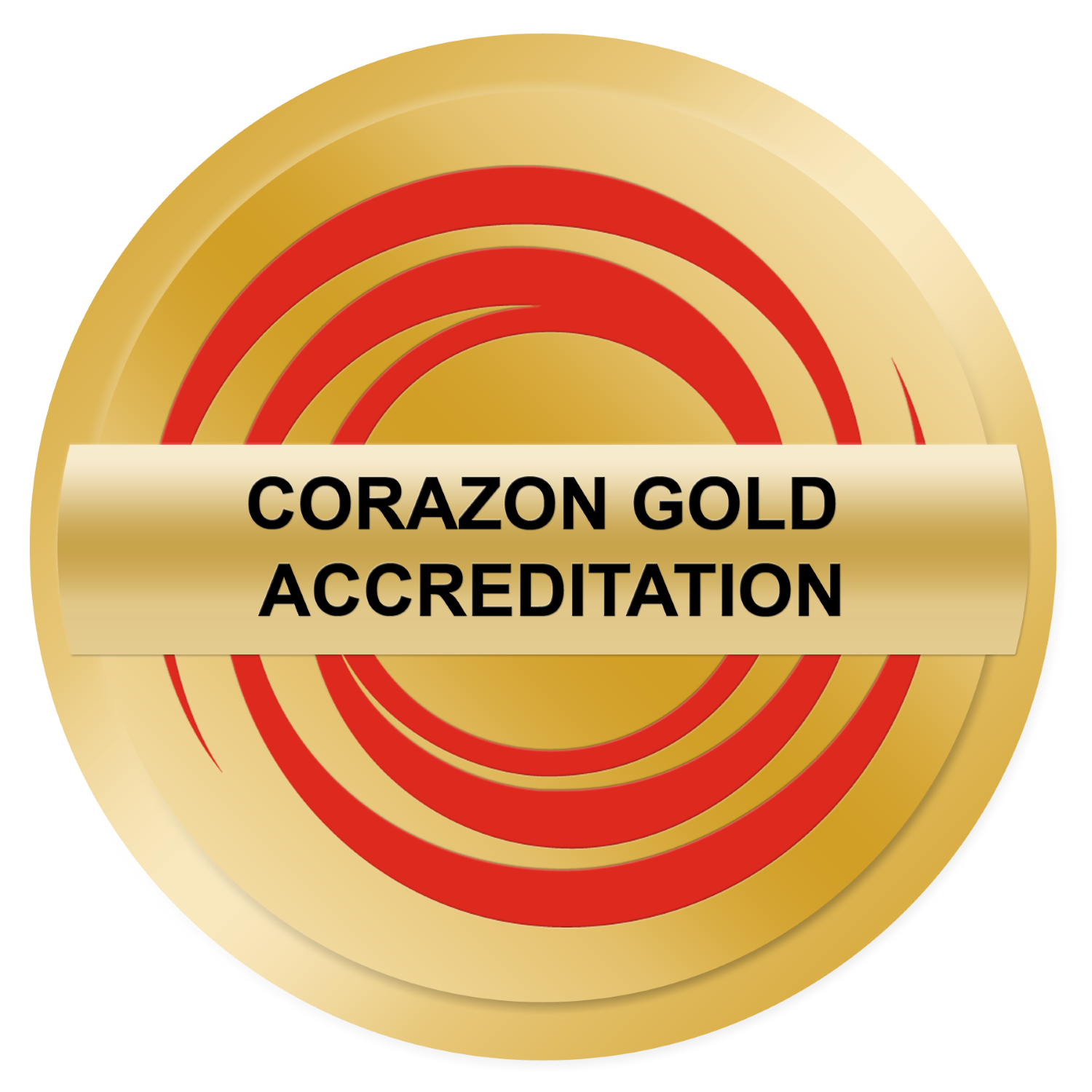 Emblem signifies accreditation by Corazon